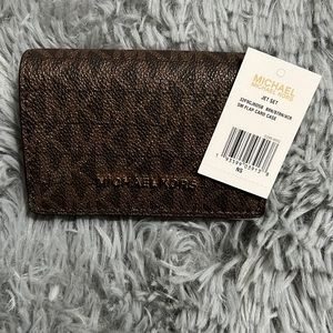 NWT Michael Kors Small Flap Card Case